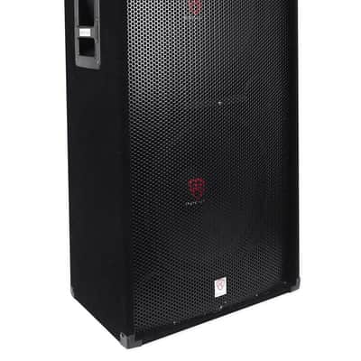 Crown Pro XLi1500 900w 2 Ch DJ/PA Power Amplifier+Dual 15” 3-Way 8-Ohm Speakers image 8
