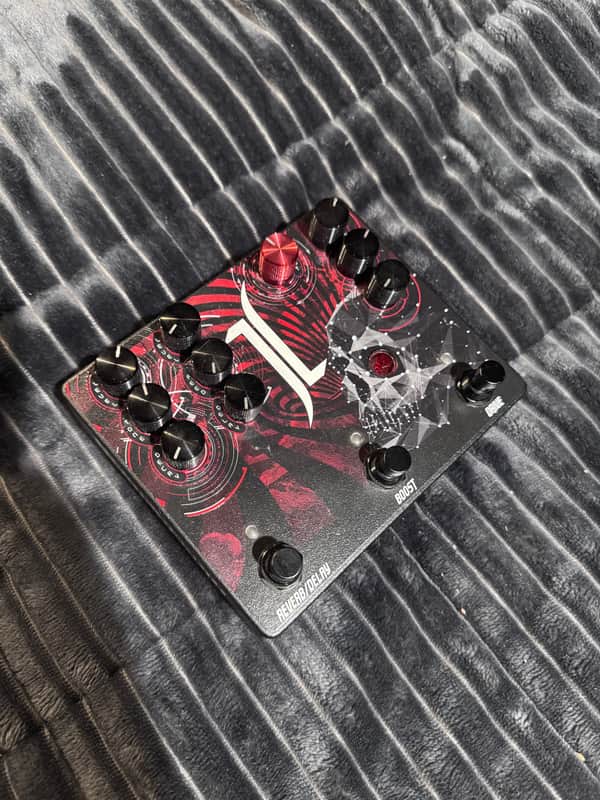 All-Pedal Devil's Triad Jeff Loomis Signature Multi-Effect 2022 - Present - Black / Red Graphic image 1