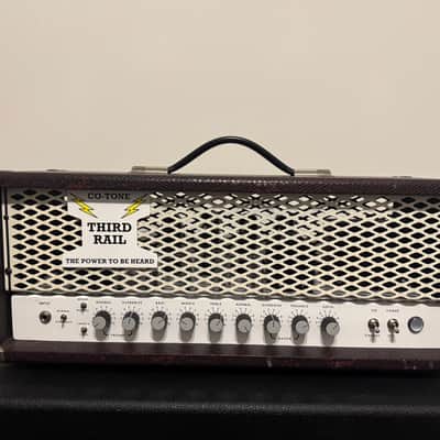 Soldano SLO-100 C3 Amps Clone, Burgundy Snakeskin, White Grille, Excellent image 1