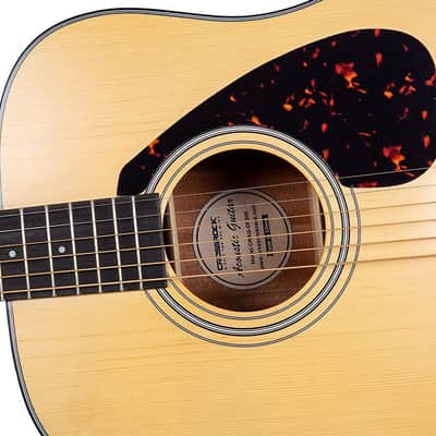 Crossrock 6 String Acoustic Dreadnought Guitar with Hard Case, Spruce Top, Student Guitar image 4