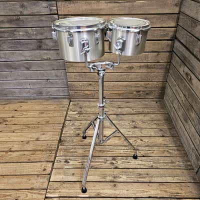 Tama Toms 8" And 10" Concert, Silver w/Premier Stand USED! RKJTM150426 image 4