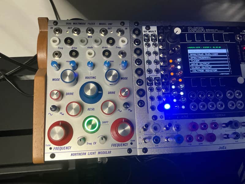 Northern Light Modular Dual Multimode Filter Model 2MF - Buchla Format 2026 - Silver image 1