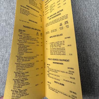 Guild Catalog Price List June 15, 1968 - Yellow image 4