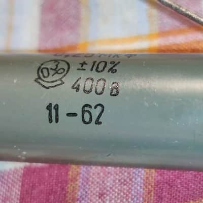 0.25uF 400V  pio Audio capacitors ussr  NOS MATCHED PAIR KBG-M2 image 10