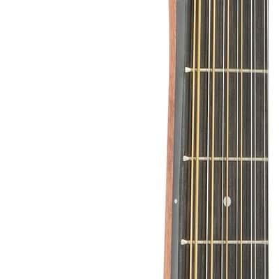 Ibanez AEG5012DVH, AEG Series 12-String Acoustic Electric Guitar - Dark Violin Sunburst High Gloss image 7