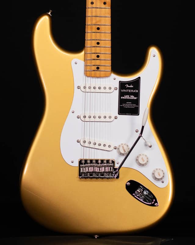 Fender Vintera III Late '50s Stratocaster, Maple FB, Aztec Gold image 1