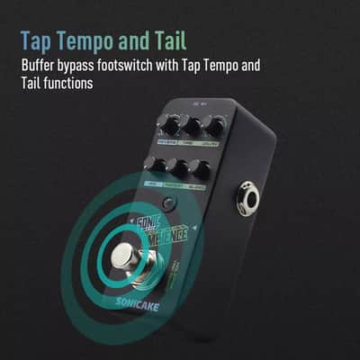 SONICAKE Sonic Ambience Multi Mode Tap Tempo Delay and Reverb Guitar Bass Effect image 4