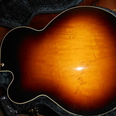 Archtop Tribute AT 350  ES 350 2017 two tone burst image 11