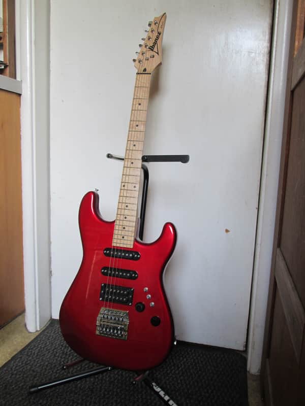 No Name Stratocaster 1990's ? - Candy Apple Red image 1