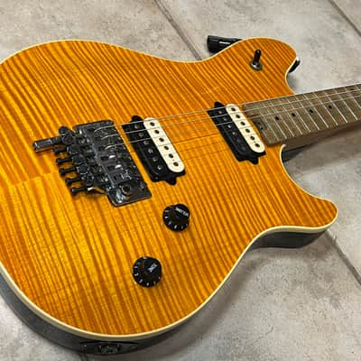 2000 Peavey EVH Wolfgang Floyd Rose flame maple Amber image 3