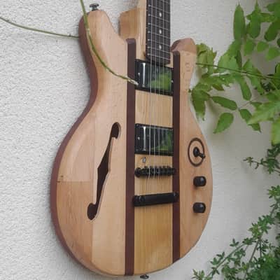 AVALON - Handcrafted Custom Electric Guitar. Made from Beech, Jabota, Chestnut. The only one of its kind in the World!! image 8