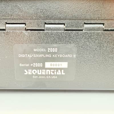 Sequential Prophet 2000 61-Key 8-Voice Polyphonic Synthesizer 1985 (Serial Numer 0001! / Serviced / Warranty) image 2