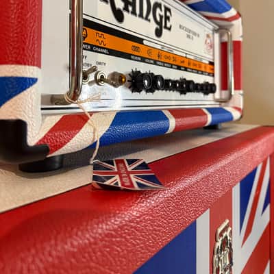 Orange Limited Edition Union Jack Rockerverb 50 MKII / 2x12 Cab Set image 3