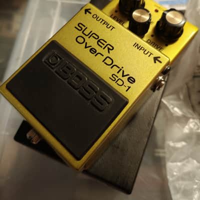 Boss SD-1-B50A 50th Anniversary Super Overdrive 2023 - 2024 - Yellow image 1