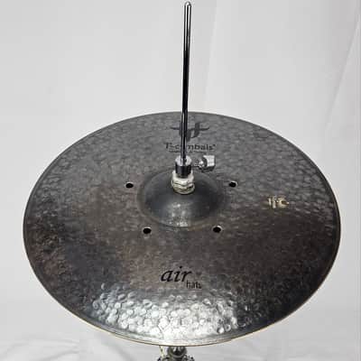 T-Cymbals 15" Air Hi-Hat Cymbal 2020s - Raw Hammered image 1