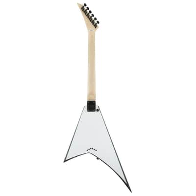 Jackson JS Series Rhoads JS32T 6-String Right-Handed Electric Guitar with Amaranth Fingerboard (White with Black Bevels) image 2