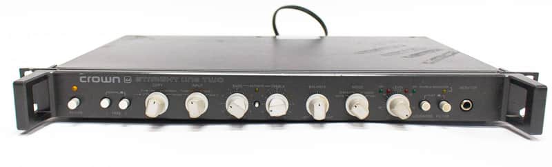 Crown Straight Line Two SL-2 Stereo Pre Amp Amplifier Rack Mount Unit image 1
