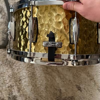 Gretsch S1-6514-BRH Full Range Series Hammered Brass 6.5x14" Snare Drum 2012 - Present - Hammered Brass image 3