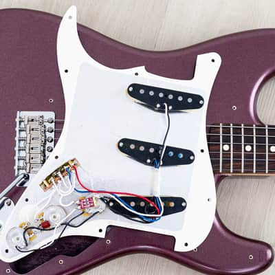 2013 Fender + MJT Stratocaster Partscaster Classic 60s Neck & Burgundy Mist Lacquer Body w/ Case image 20
