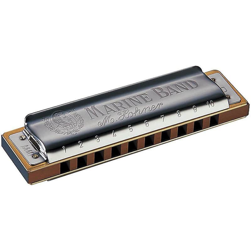 Hohner 1896BX-GSHRP Marine Band 1896 Classic Harmonica - Key of G#/Ab image 1