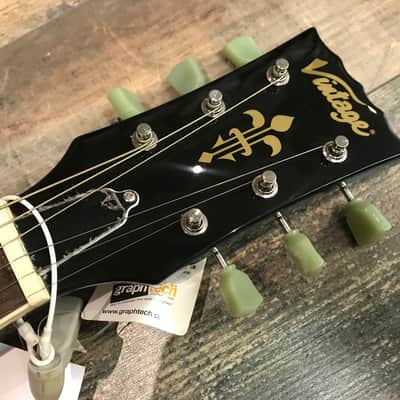 Vintage VS6 Reissue in Gun Hill Blue, Vibrola trem image 7