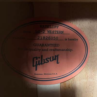 NEW ! Gibson Acoustic Nathaniel Rateliff LG-2 Western-Vintage Sunburst - Authorized Dealer - In-Stock! 3.95 lbs - G07502 image 8