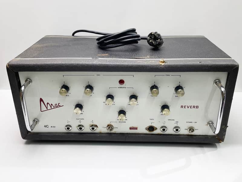 Vintage Italian Tube Amp Mac 4c A52 Reverb 60s,70s image 1