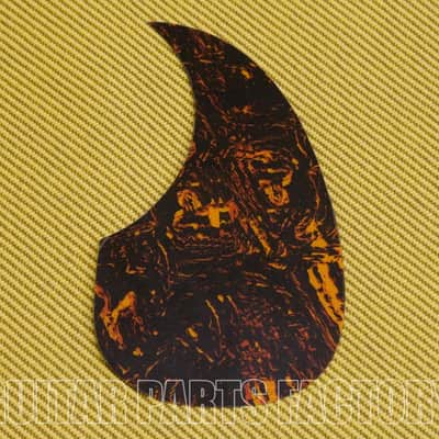 PG-0090-0T Tortoise w/ Orange Teardrop Acoustic Pickguard