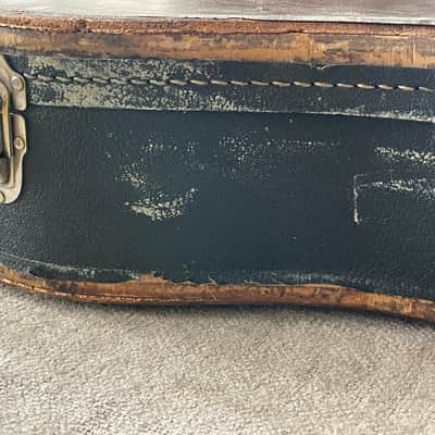 Vintage 1960’s-1970’s Gibson Hardshell EB Bass Case Made in USA Yellow Gold Interior - TLC image 13