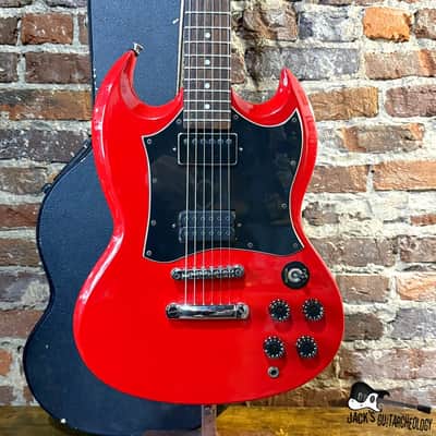 Epiphone SG *MIK* Electric Guitar w/ DiMarzio & IdiotBox Pups & OHSC (2000s - Hot Rod Red)