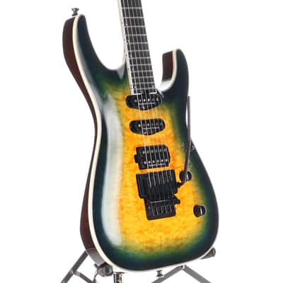 Jackson Pro Plus Series Soloist SLA3Q, Amber Blue Burst, Plays Great (A11) (04963) image 3