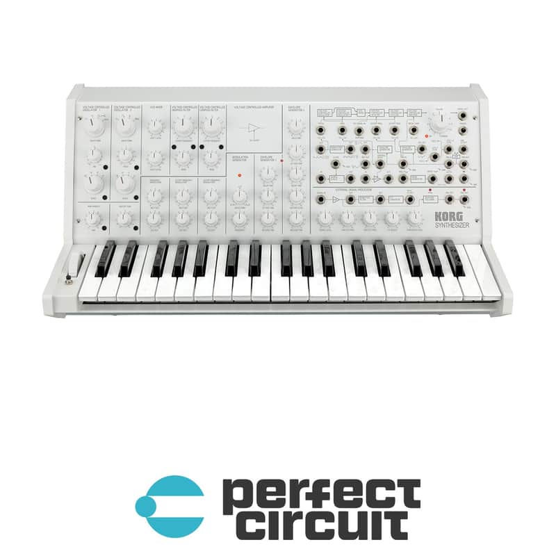 Korg MS-20 FS Semi-Modular Synthesizer (White) image 1