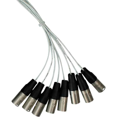 Pro Co Sound 50' 8 Channel XLR-Female to XLR-Male Multitrack Analog Studio Harness Cable image 3