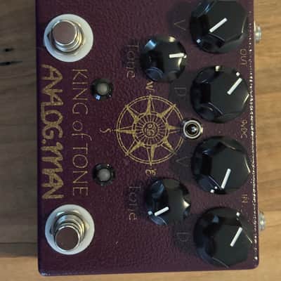 Analogman King of Tone V4 with Red Side High Gain Option | Reverb