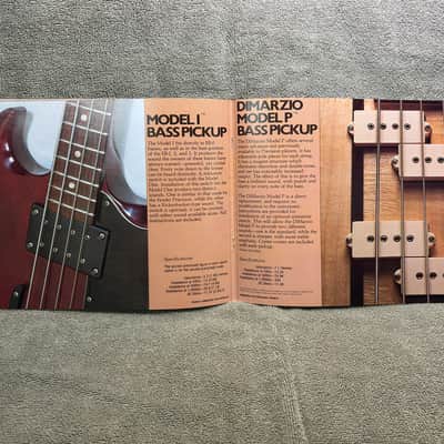 1972 Martin 1973 Ampeg 1976 Music Man & 1978 DiMarzio Catalogs (Lot Of 4) image 15