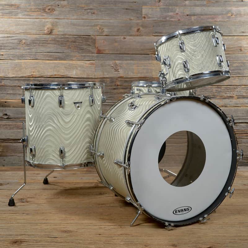 Ludwig S-320 Standard Series Drum Set with 22" Bass Drum 1969 - 1974 image 2