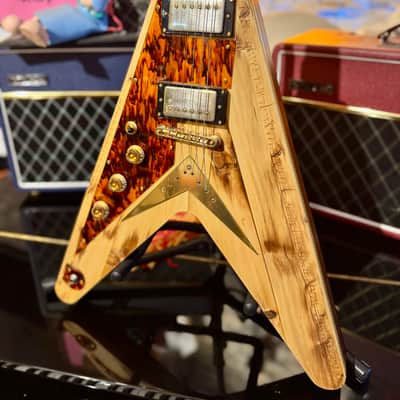Black Volt Veronica “ Hollywood Bowl “ Alaskan Yellow Cedar Top - Sequoia - African Mahogany  ( Unique Piece in The World Lefty) 2025 - Natural image 5
