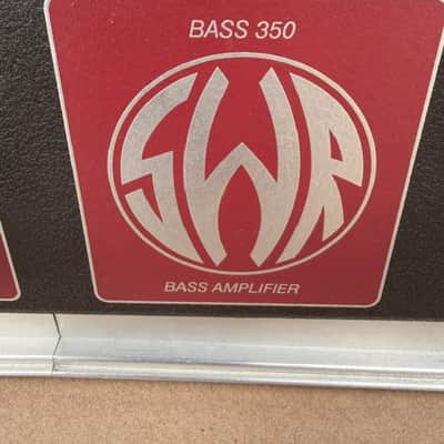 SWR Bass 350 350-Watt Rackmount Bass Amplifier Head w/ SKB Rack Case - Tested & Working image 2