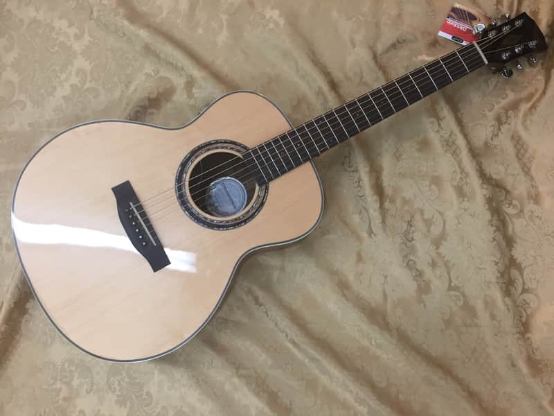 Crossroads-C-GS-200E-36" Parlor Style-Acoustic Electric Guitar-NEW-with Setup! image 1