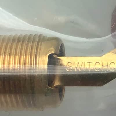 Switchcraft Threaded Mono Input/Output Jack WD Music WDE13G - Gold image 3