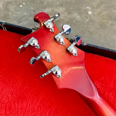 Rickenbacker 481-S 1976 - Fireglo original vintage USA slant fret 481S Bigsby dimarzio image 4