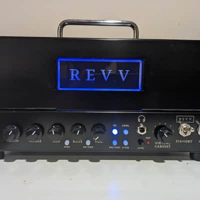 REVV G20 2-Channel 20-Watt Guitar Amp Head with Reactive Load and Virtual Cabinets 2020 - 2021 - Black image 1