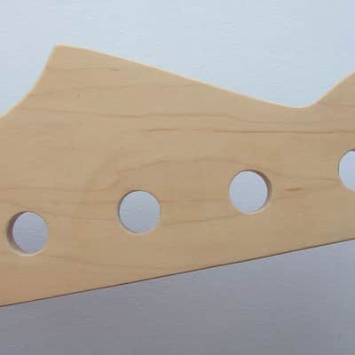 JAZZ Bass J* Guitar NECK/Nitro-MOP Block Inlay- Natural image 6