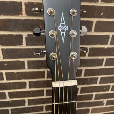 Alvarez AMP660ESHB Acoustic Electric Parlor Guitar - Shadowburst image 5