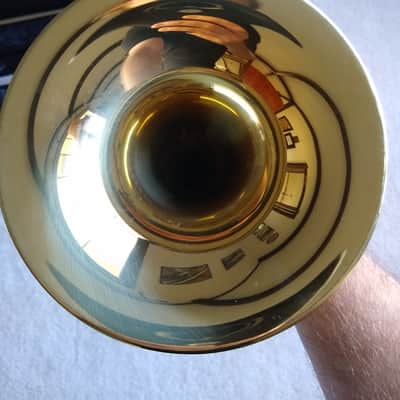 Moz  Alto Trombone 2018 lacquer brass image 5