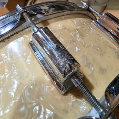 Rogers Dyna-sonic mid 1960's - White Marine pearl image 17