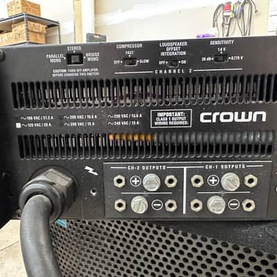 Crown Macro-Tech 5000VZ 2 Channel Power Amplifier - READ - PARTS ONLY (#6482) image 7