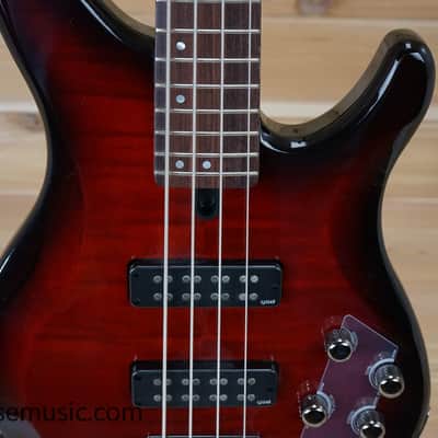 Yamaha TRBX604FM- Dark Red Burst image 5