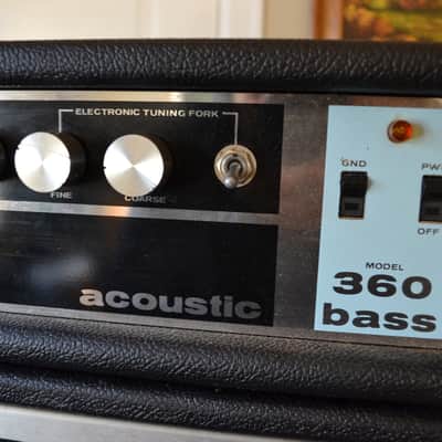 Vintage Late 1960's Acoustic Bass 360/361 Bass Guitar Amp "The One" Jaco Pastorius John Paul Jones image 4