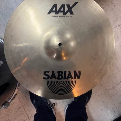 Sabian 18" AAX Studio Crash Cymbal 2002 - 2018 - Natural image 1